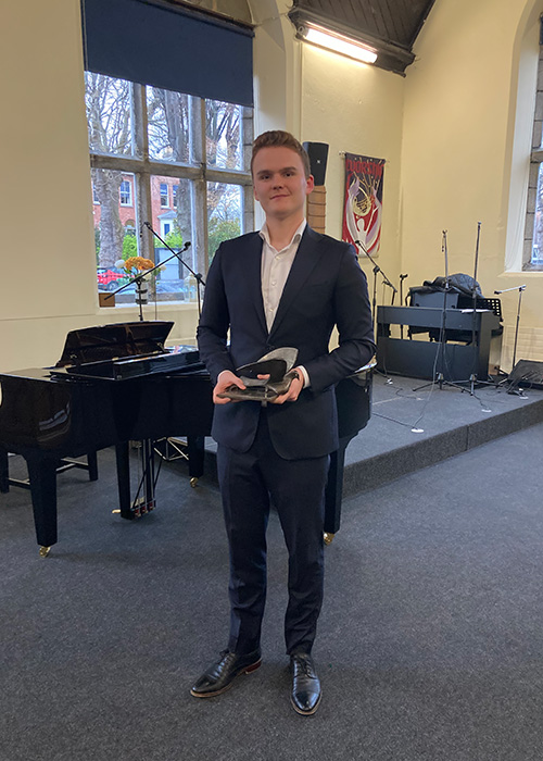 Cathal McCabe 1st Prize for Oratorio at Feis Ceoil, Conservatoire at TUDublin