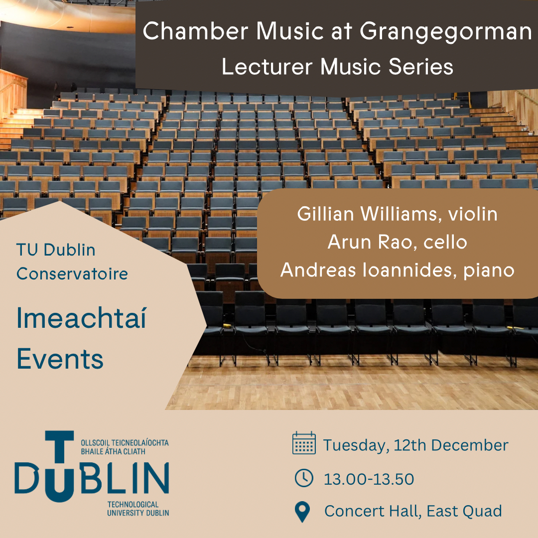 Chamber Music at Grangegorman 12th December 2023