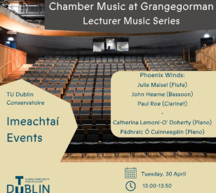 Image for Chamber Music at Grangegorman | Lecture Series 30/04/2024