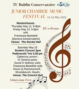 Image for Junior Chamber Music Festival May 2023