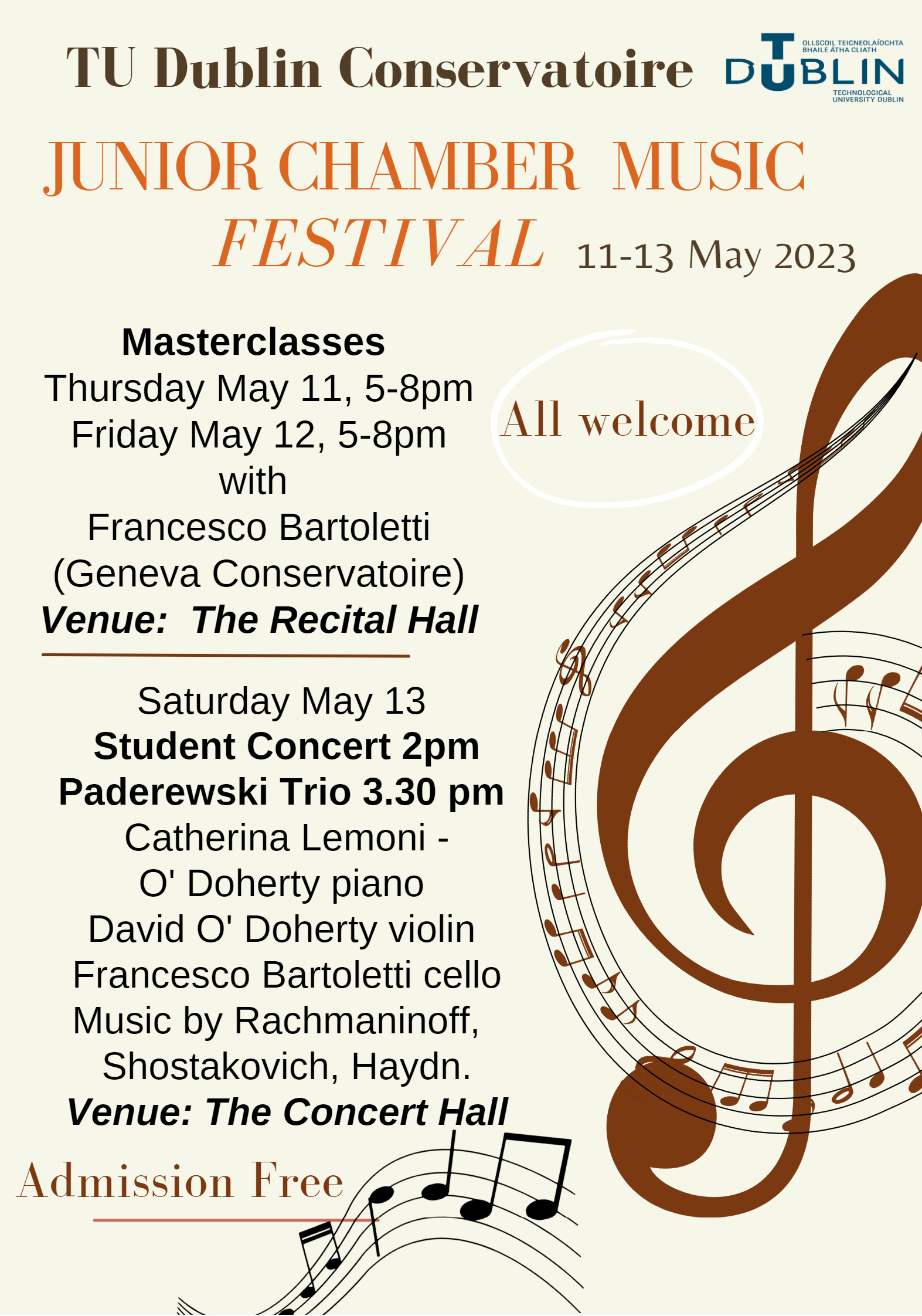 Junior Chamber Music Festival 11th - 13th May 2023