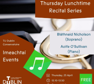 Image for Thursday Lunchtime Recital 25/04/2024