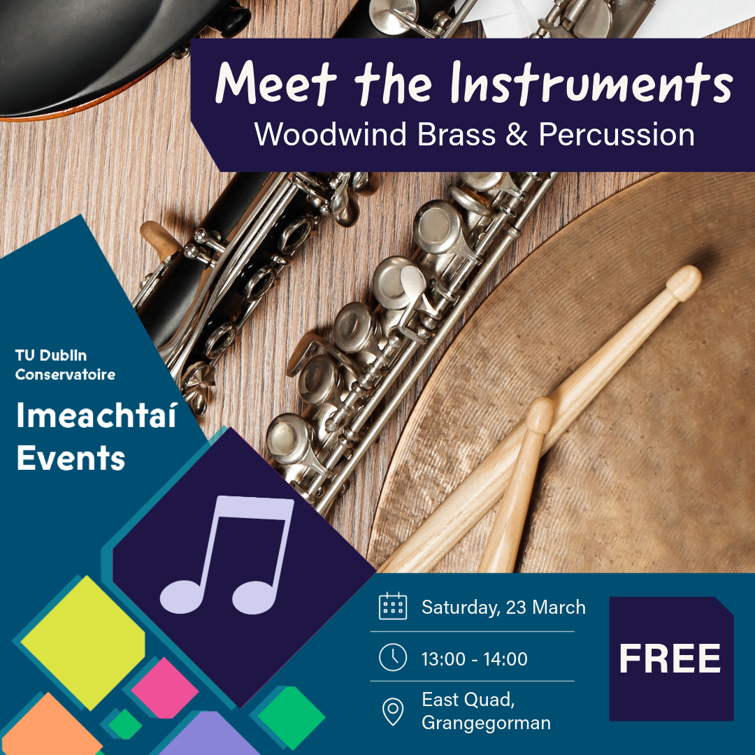 Meet the Instruments: Woodwind Brass & Percussion 23/03/2024