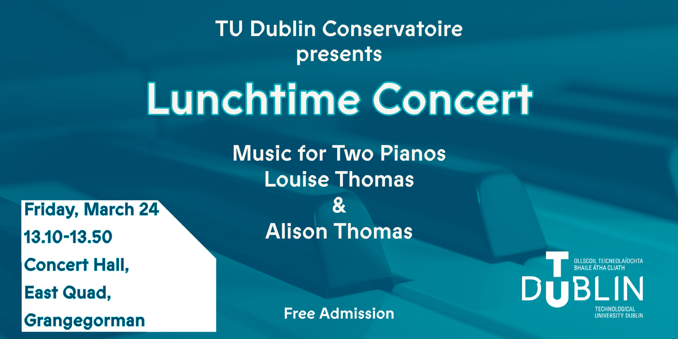 Music for Two Pianos Lunchtime Concert 24.03.23