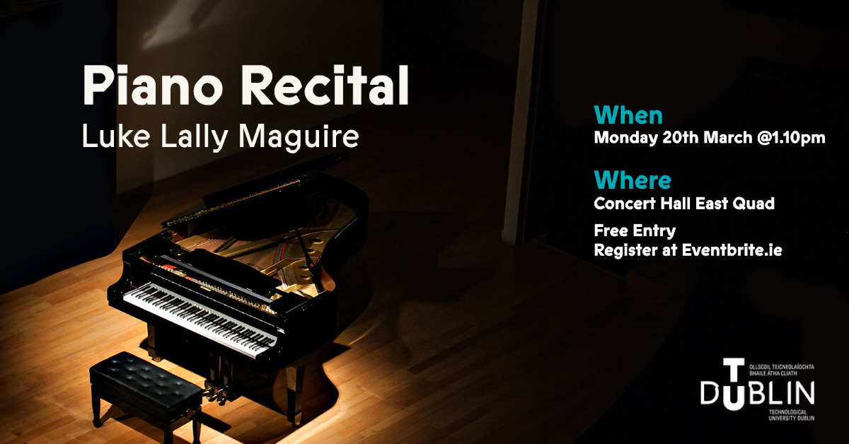 Piano Recital with Luke Lally Maguire 20.03.23