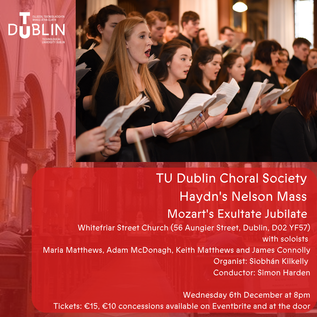 TU Dublin Choral Society 6th Dec 2023