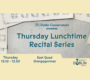 Image for Thursday Lunchtime Recital         

From 12th Jan 2023 
