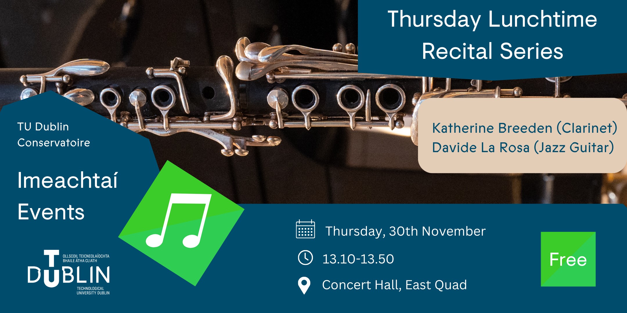 Thursday Lunchtime Recital 30th Nov 2023