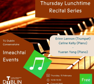 Image for Thursday Lunchtime Recital 15/02/2024