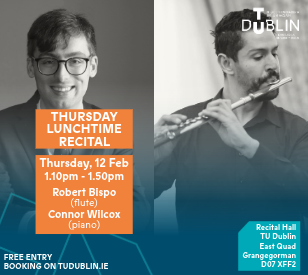 Image for Thursday Lunchtime Recital: Robert Bispo & Connor Wilcox
