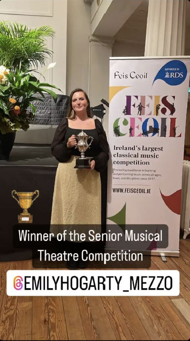 Winner musical Theatre - Emily Hogarty