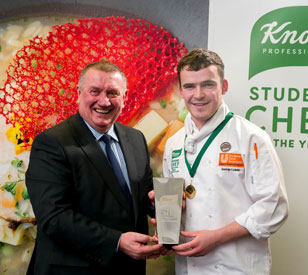 Image for Student George Lowen from the BA (Hons) in Botanical Cuisine at our Tallaght Campus crowned winner of Knorr® Professional Student Chef of the Year 2022