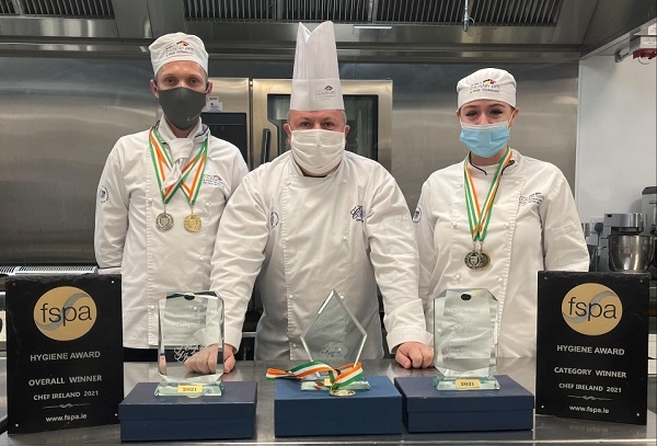 Image of Student Winners at Catex Chef Ireland Competition 2021