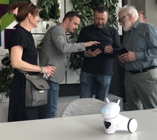 image for TU Dublin team present their work on an "ECDL for mobile devices & smart home tech" at the EU Hands-on-SHAFE project meeting in Warsaw
