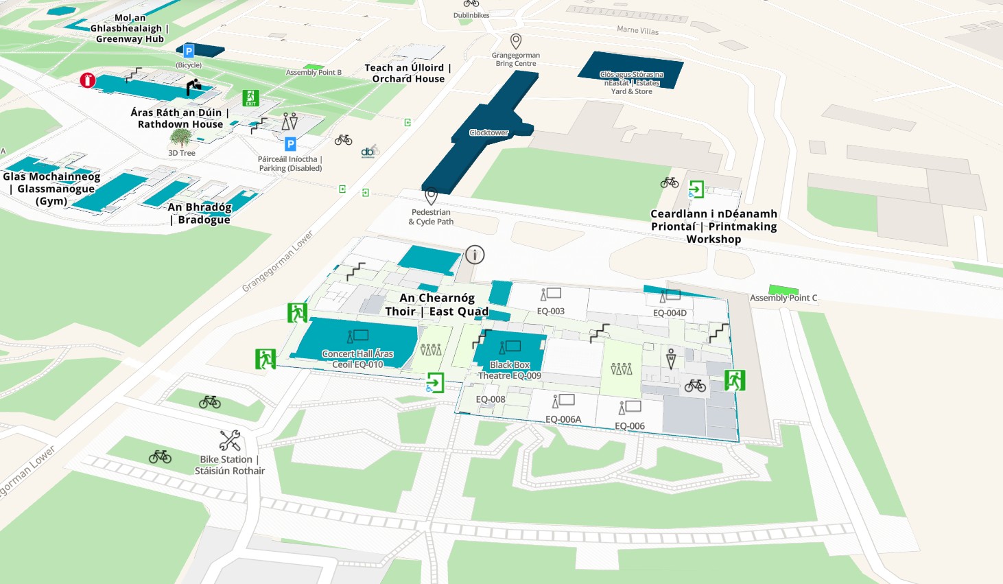East Quad Map