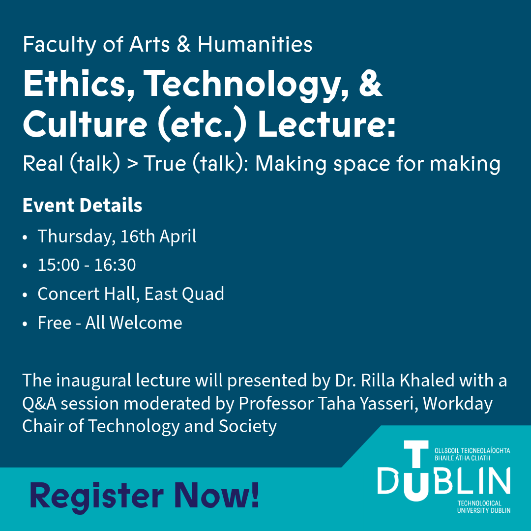 image with event text on blue background