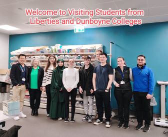 Image for A warm welcome to visiting students from Liberties and Dunboyne Colleges