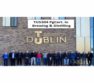 Image for Graduates of the inaugural TU5304 Postgraduate Certificate in Brewing and Distilling