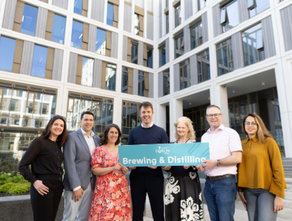 Image for School of Food Science and Environmental Health launch of the MSc. in Brewing and Distilling on the Technological University Dublin Grangegorman campus.