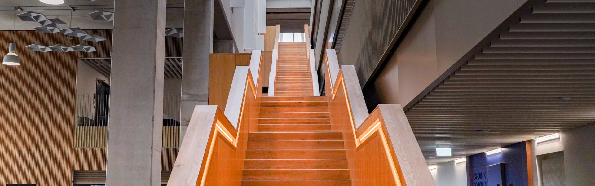 Central Quad staircase at TUDublin Grangegorman