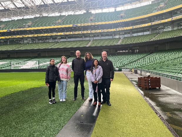 Image for MSc Event Management Students Visit the Aviva Stadium