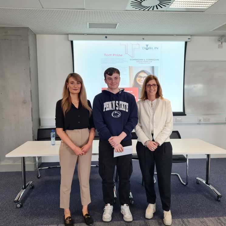 Image for Corrigan & Corrigan LLP Tort Prize 2025