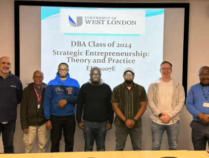 Image for School of MPO celebrates Bill's Journey Towards a DBA at the University of West London