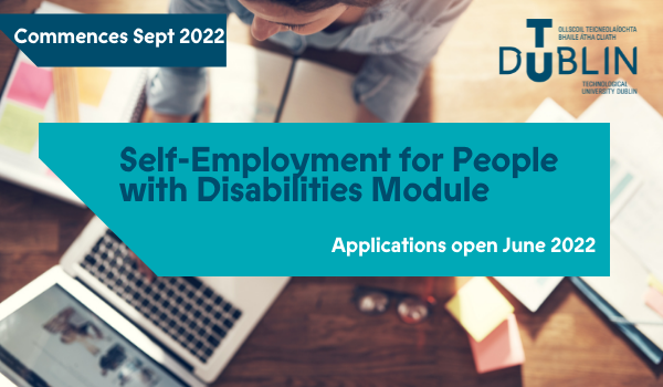 Self Employment for People with Disabilities New Course Commencing in September