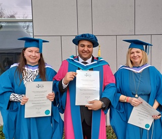 Image for Mathematics graduates including two PhDs at the March conferring