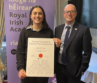 Image for Gabrielle, TU874, receives Hamilton Prize