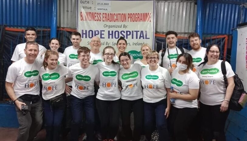 Image for Students of Optometry and Ophthalmic Dispensing Travel to Kolkata, India with a Team from Specsavers Ireland