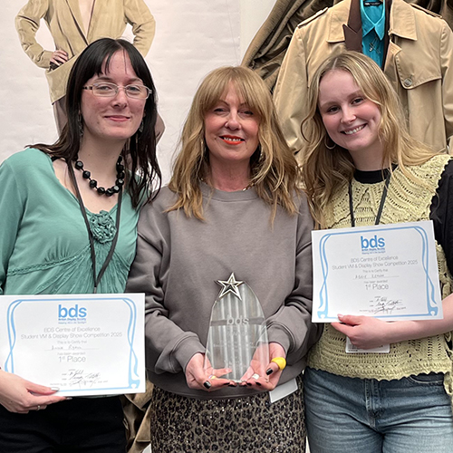 Image for Two TU Dublin School of Art and Design Students win International award for Visual Merchandising