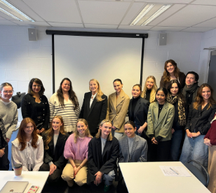 Students on the MSc Fashion Buying and Management programme who developed a marketing strategy for Brown Thomas Beauty as part of their Fashion Marketing module