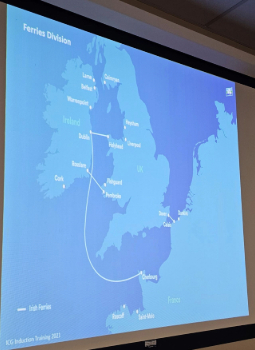 Dublin Port - Ferry Map