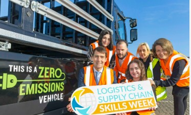 Logistics Skills Week - Students with Jack Chambers