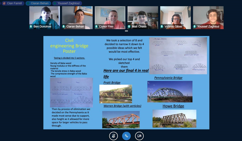 Civil Engineering Bridge Poster