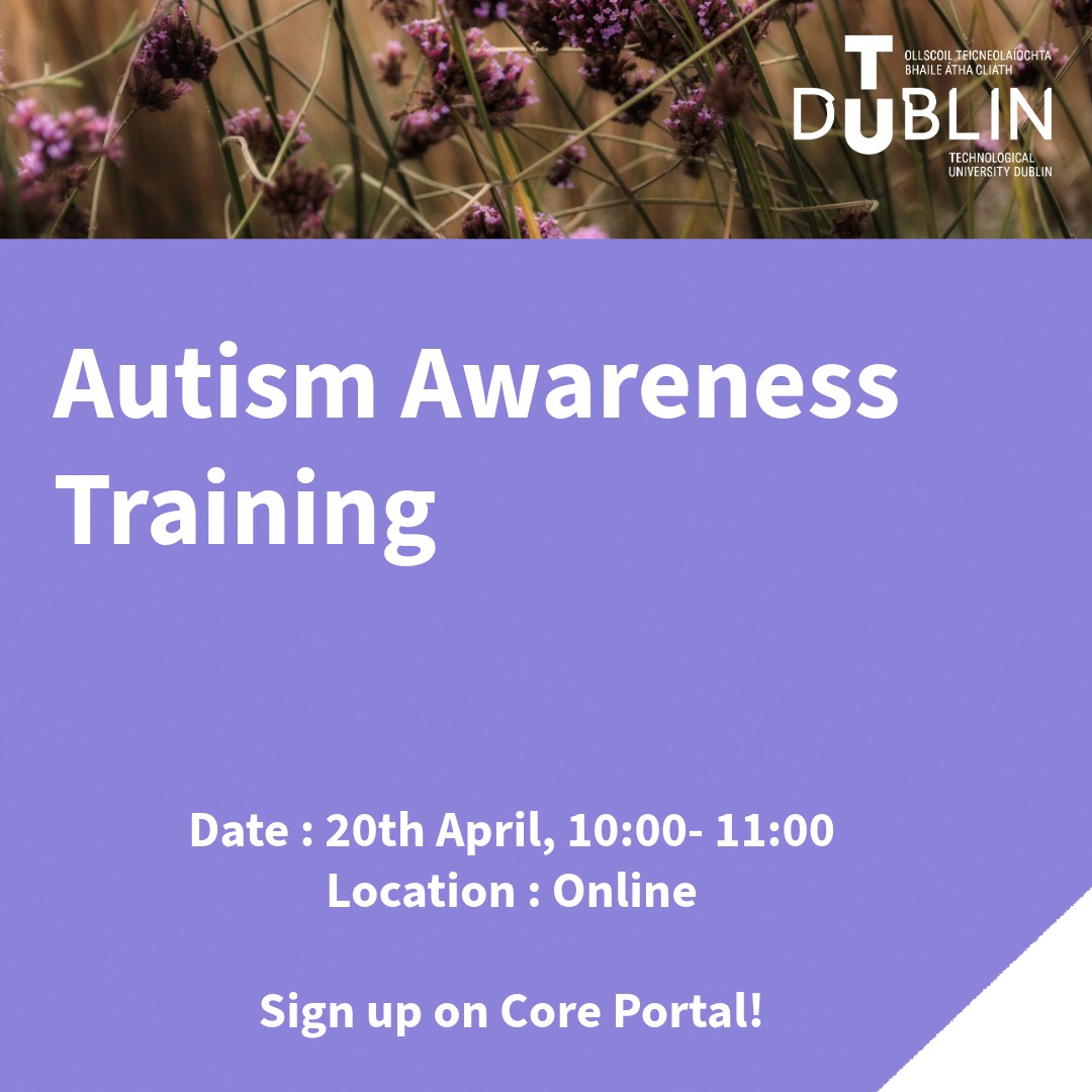 Autism Workshop poster