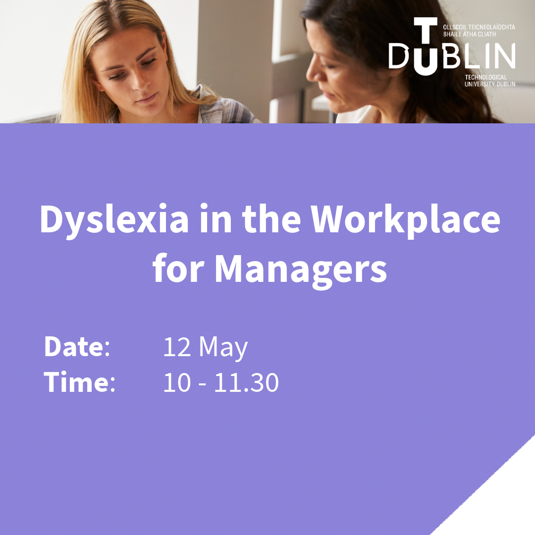 Dyslexia in the Workplace for Mgmt