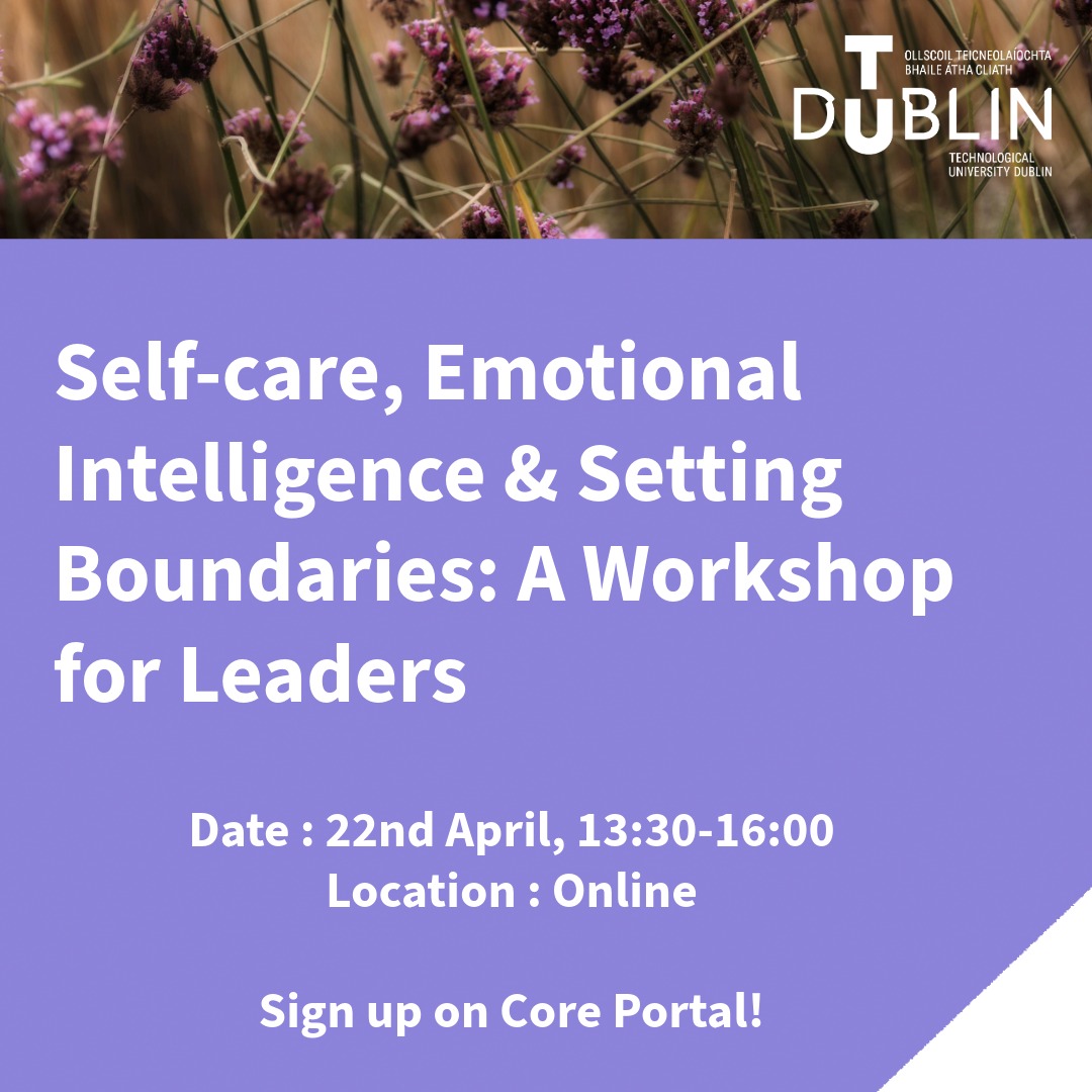 Emotional Intelliegence workshop Poster