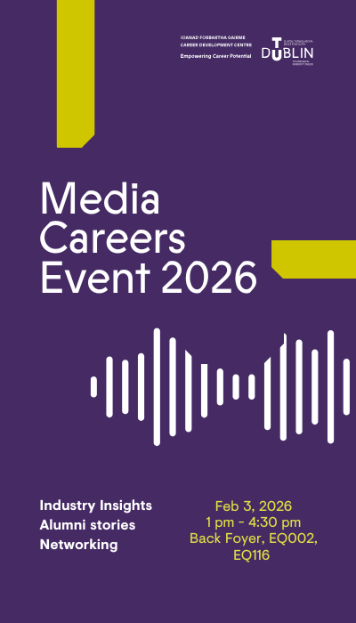 Promo Image for Media Careers Event