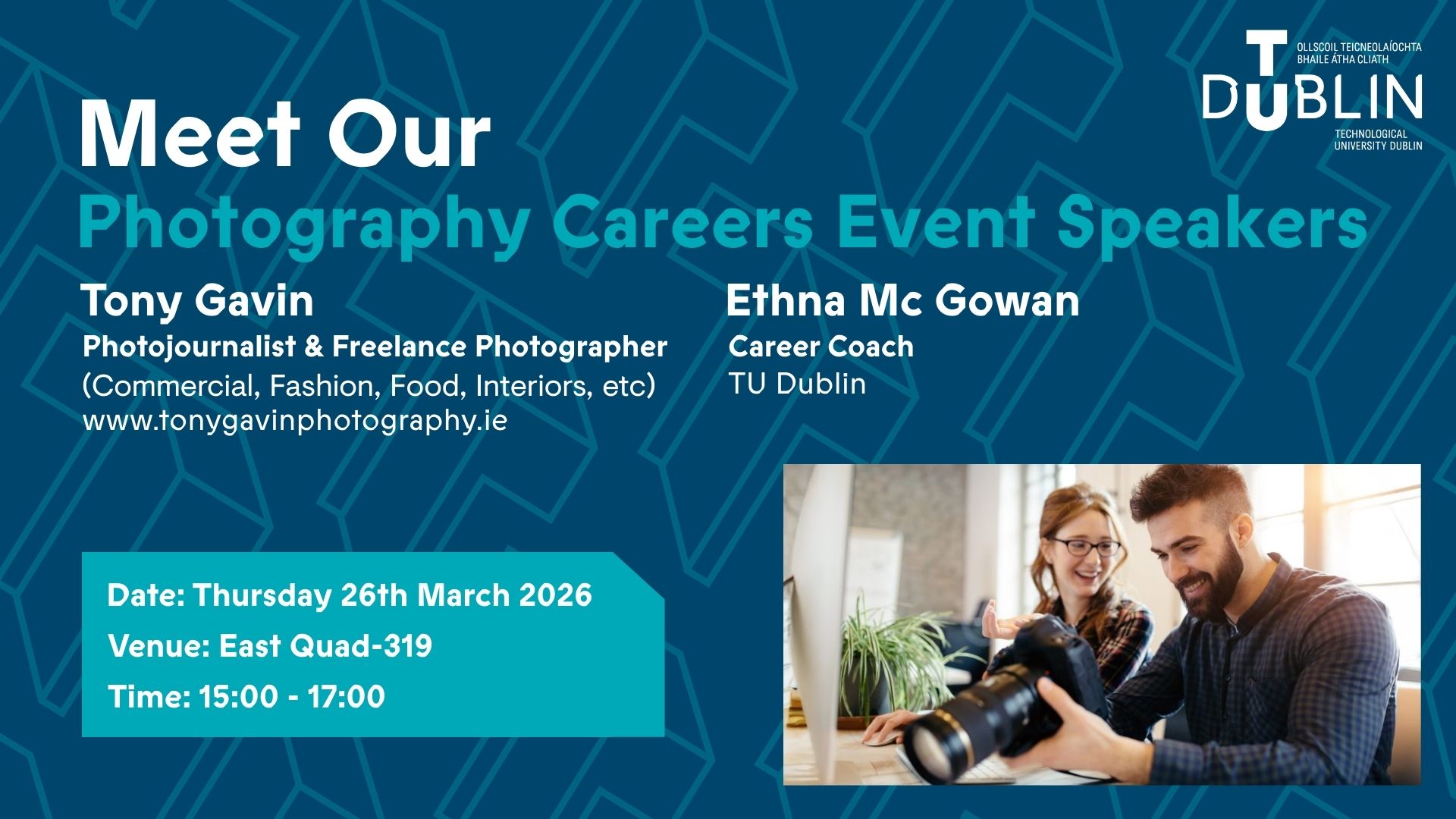 Photography Careers Event March 2026 Poster