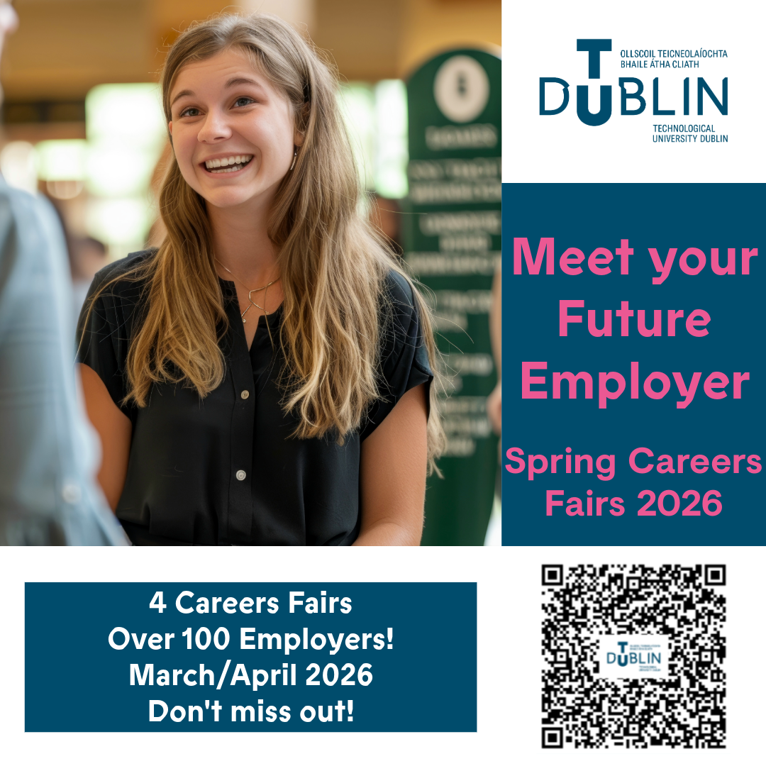 TU Dublin Spring Careers Fairs 2026 - Socials