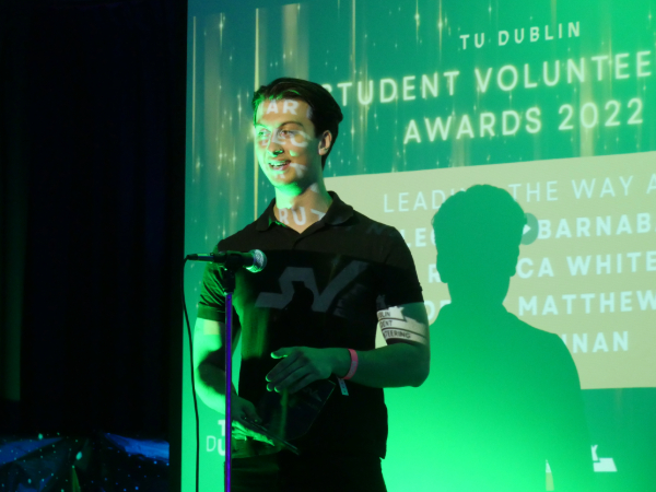 Image of a student volunteer