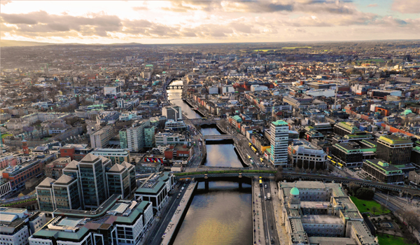 Photo of the Liffey in Dublin