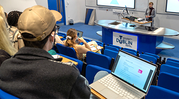 Lecture hall in central quad