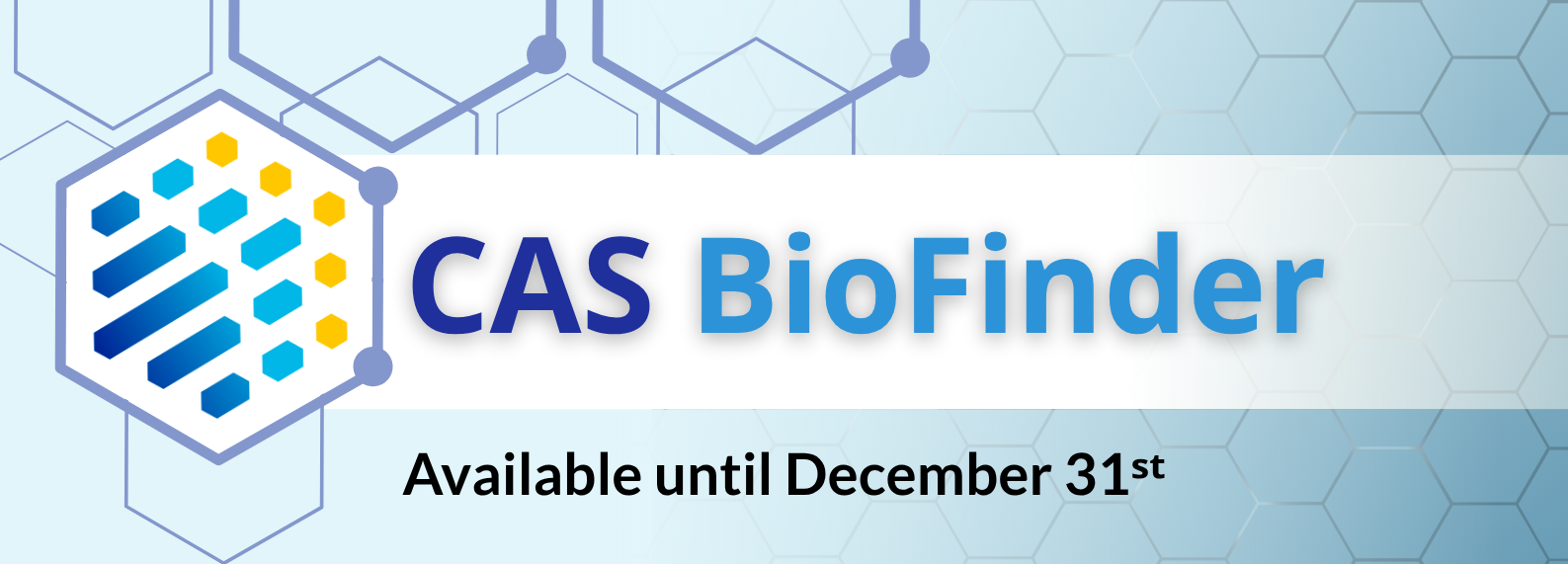 Image for CAS BioFinder: Available as part of SciFinderⁿ through the Online Library until December 31st 