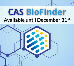 Image for CAS BioFinder: Available as part of SciFinderⁿ through the Online Library until December 31st 