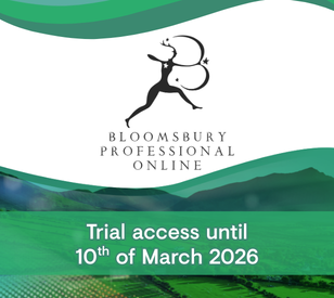 Image for Bloomsbury Professional Online: A Selection of Law Collections now available through the Online Library until March 10th