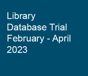 Image for Library Database Trial Feb - Apr 2023