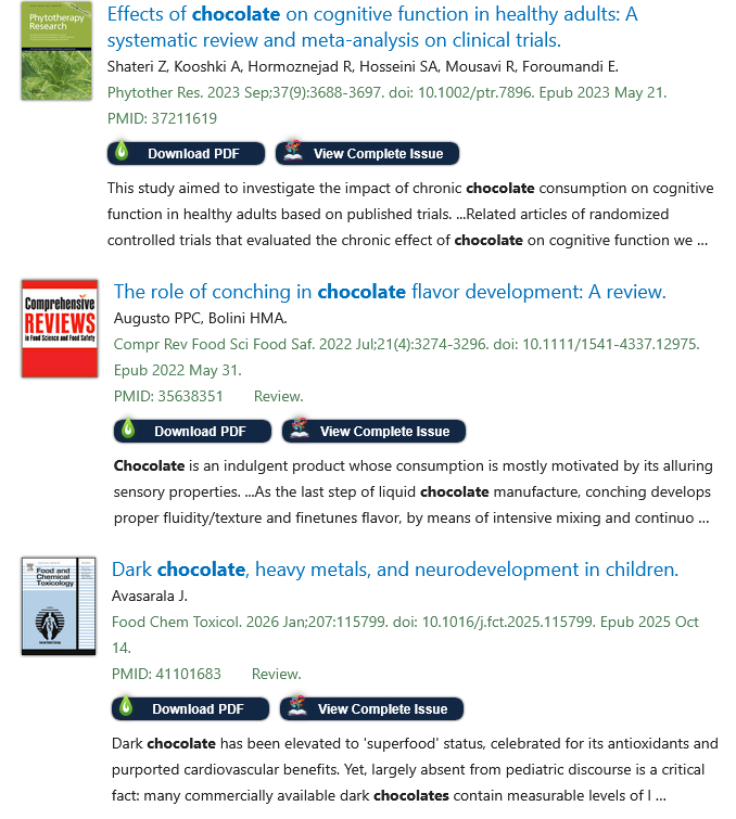 An example of LibKey download and browse buttons in PubMed
